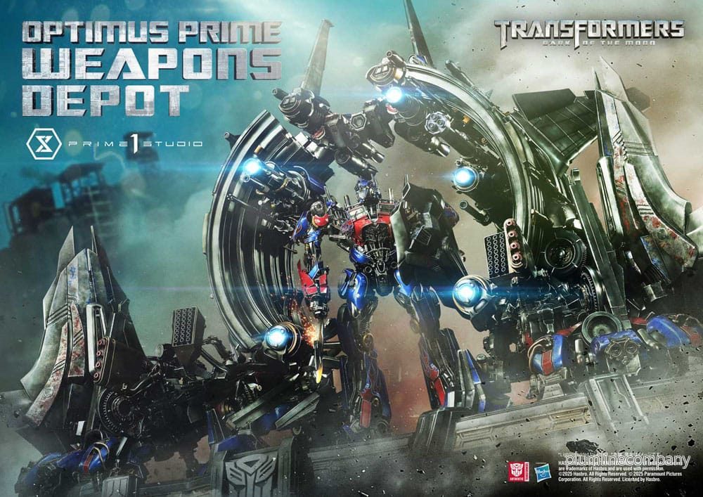 Transformers: Dark of the Moon Museum Masterline-staty Optimus Prime Weapons Depot 127 cm - Bild 2