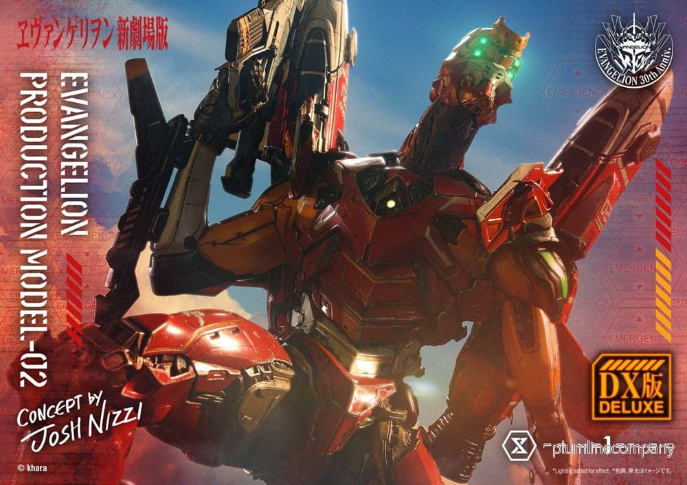 Rebuild of Evangelion Ultimate Diorama Masterline Series Statue Evangelion Production Model-02 (Concept By Josh Nizzi) Deluxe Bonus Version 73 cm - Bild 2