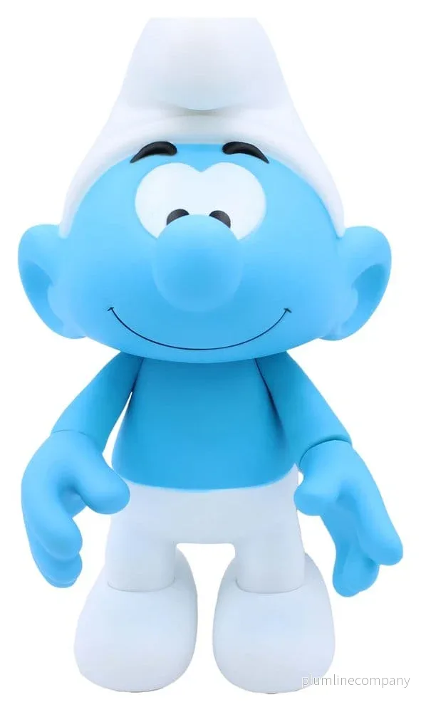 Smurfarna Figur Smurf Vit och Blå 19 cm