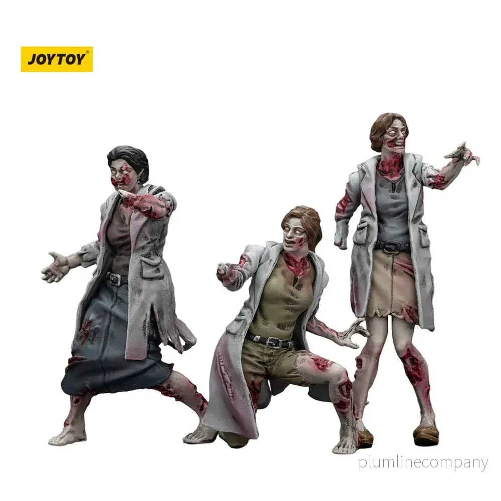 Zombie Dark Source Action Figurr 3-Pack Medics 8 cm Zombie Dark Source Action Figurr 3-Pack Medics 8 cm
