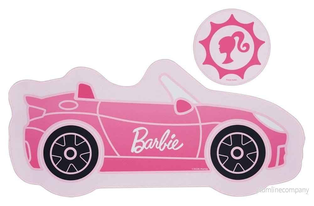 Barbie Skrivbordsunderlägg och Underlägg Set Bil Barbie Skrivbordsunderlägg och Underlägg Set Bil