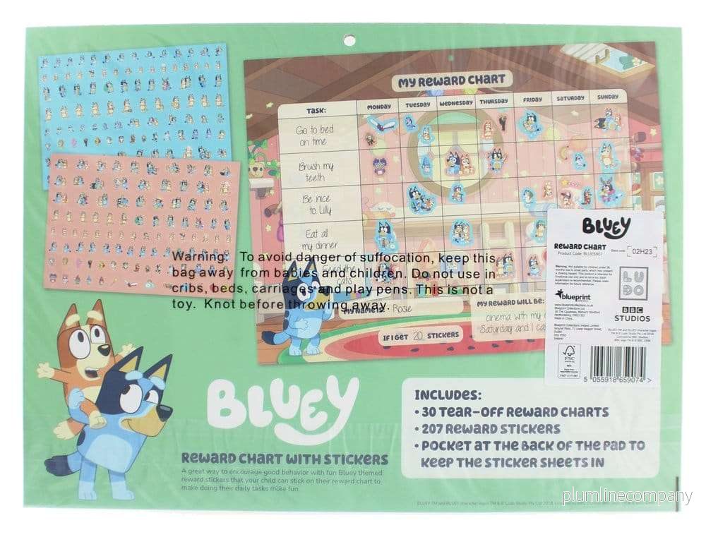 Bluey belöningsschema set - Bild 3