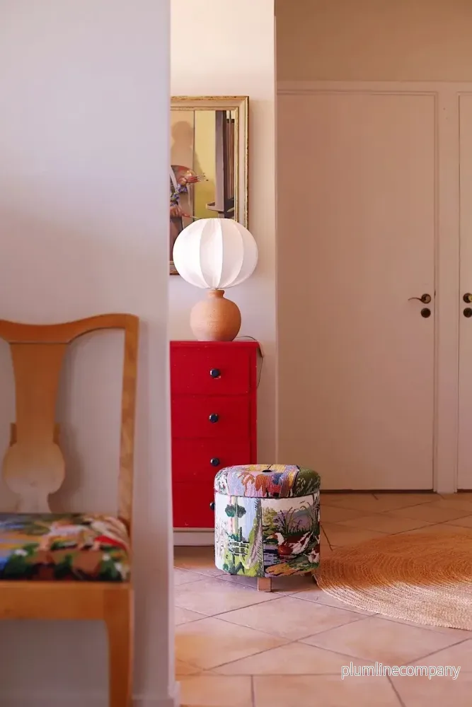 Myrull lampskärm 30 cm till bordslampa med klofäste - Bild 3