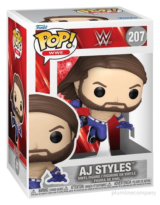 WWE POP! Figur AJ Styles 9 cm – exklusiv samlarfigur från Funko - Bild 3