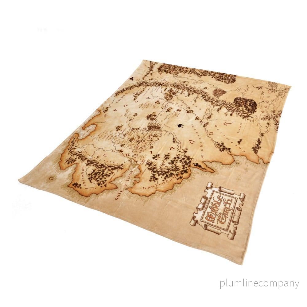 The Lord of the Rings Cozy Blanket Middleearth Map 180 x 200 cm - Bild 2