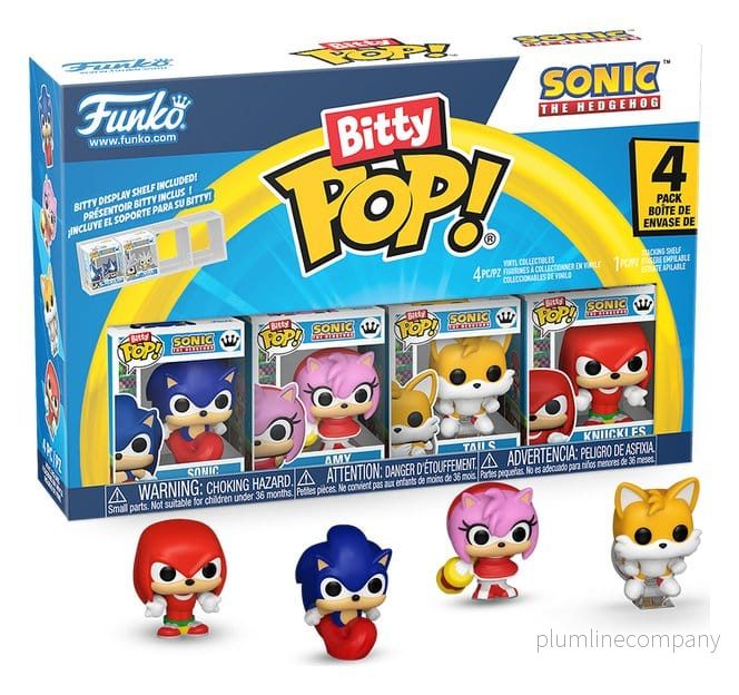 Sonic Bitty POP! Figur 4-Pack Sonic 2,5 cm