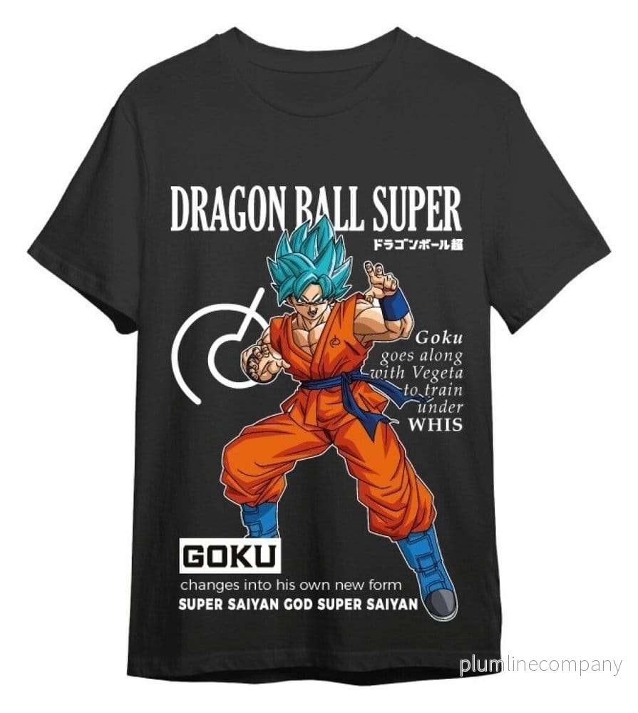 Dragon Ball Super T-Shirt Goku Training svart