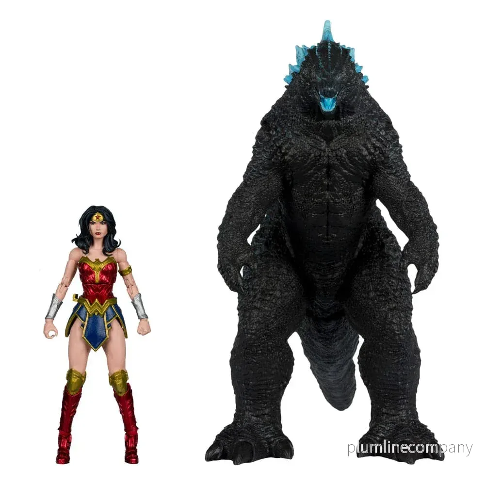 DC Justice League Monsterverse Action Figur 2-Pack: Wonder Woman vs. Atomic Blast Godzilla 18 cm - Bild 2