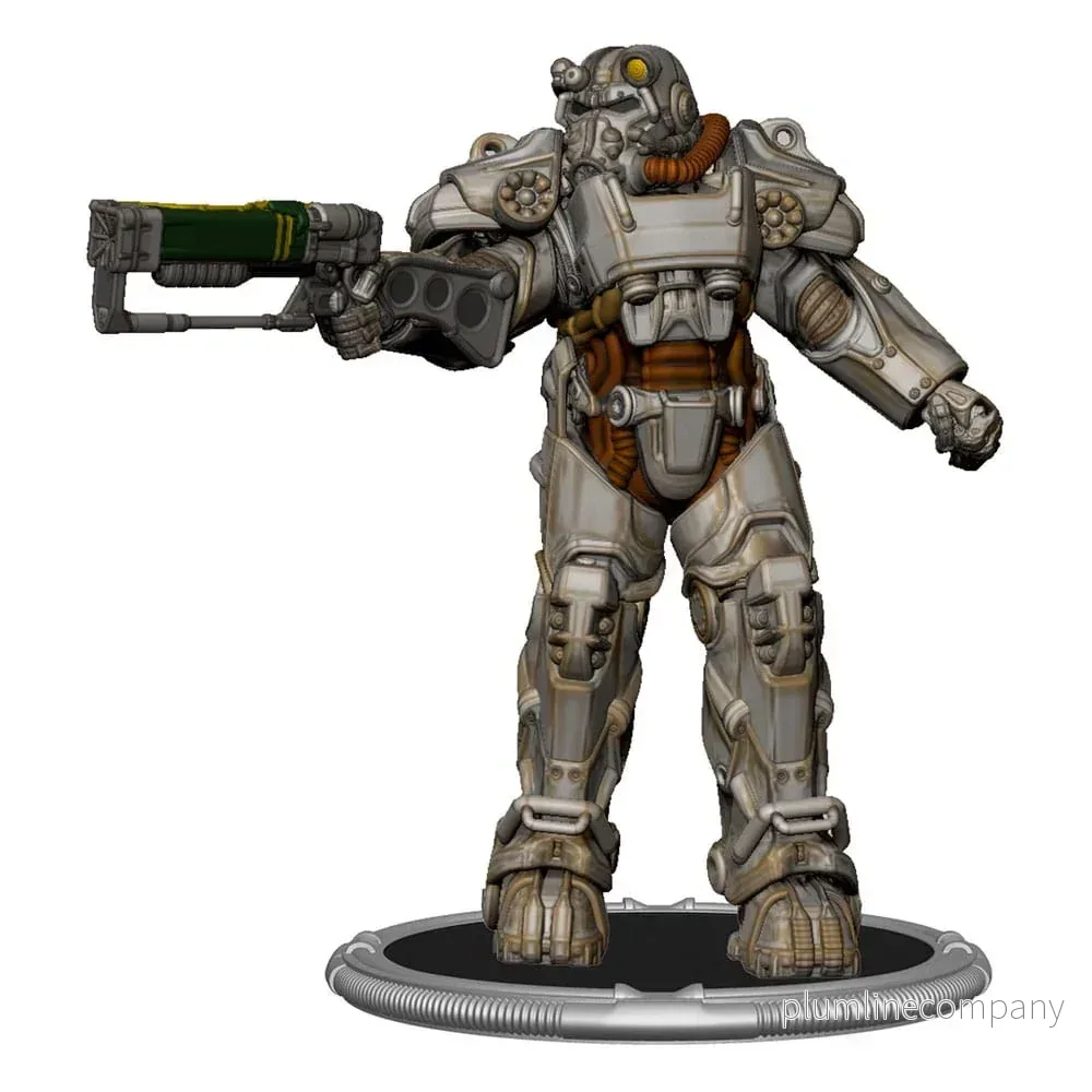 Fallout Mini Figur T-60 Power Armor 7 cm - Bild 2