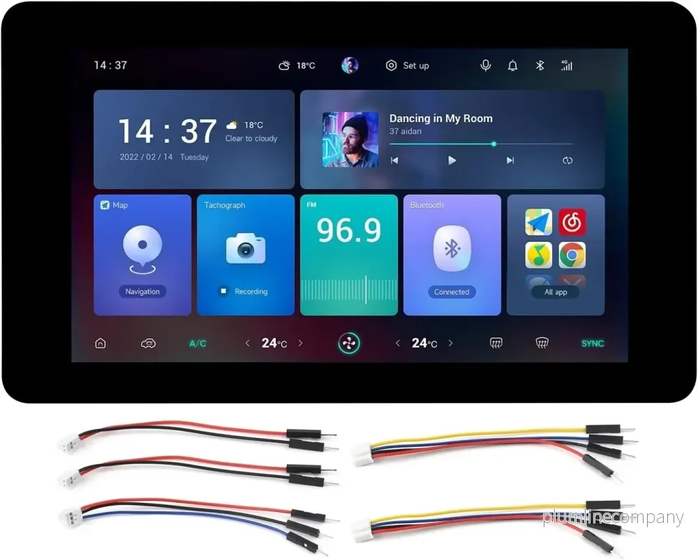 Waveshare 7″ ESP32-S3 Touch-skärm Utvecklingskort, 800 x 480, 65k RGB, 5-punkters touch, Stöd för WiFi och Bluetooth Waveshare 7″ ESP32-S3 Touch-skärm Utvecklingskort, 800 x 480, 65k RGB, 5-punkters touch, Stöd för WiFi och Bluetooth