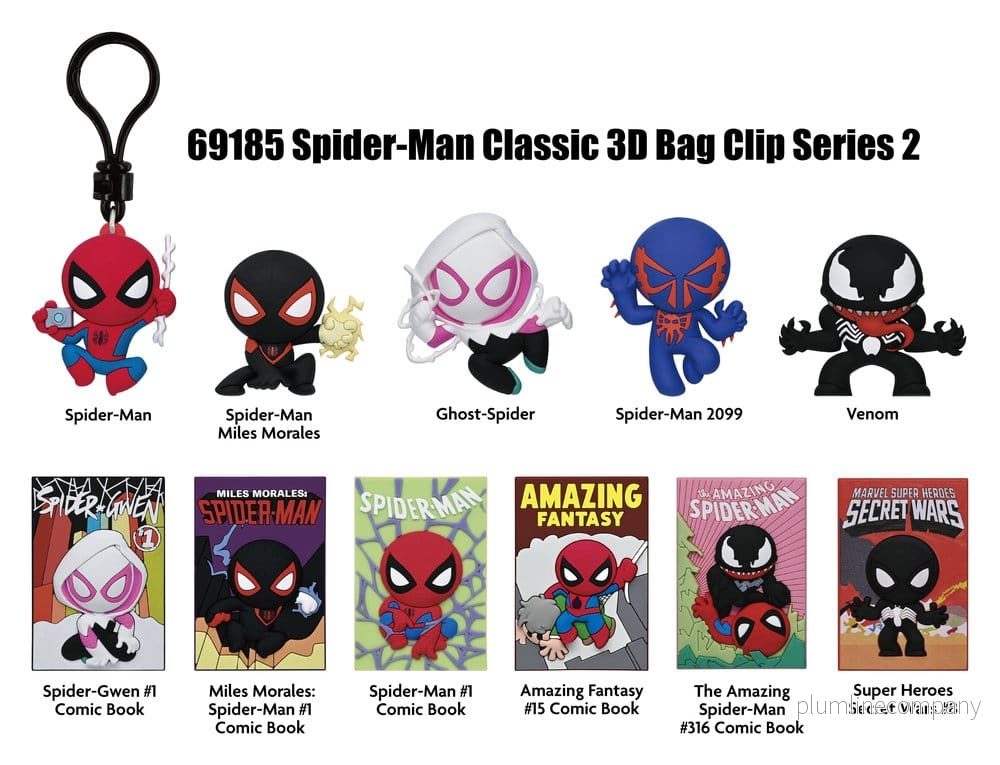 Spider-Man Classic 3D PVC-påsklämma Serie 2 Display (24) - Bild 2
