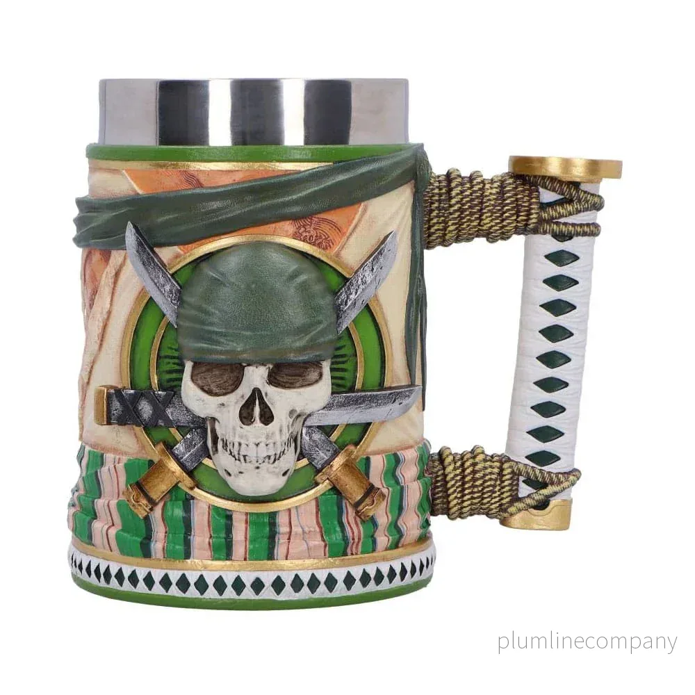 One Piece Tankard Zoro 15 cm – Officiell och Handmålad