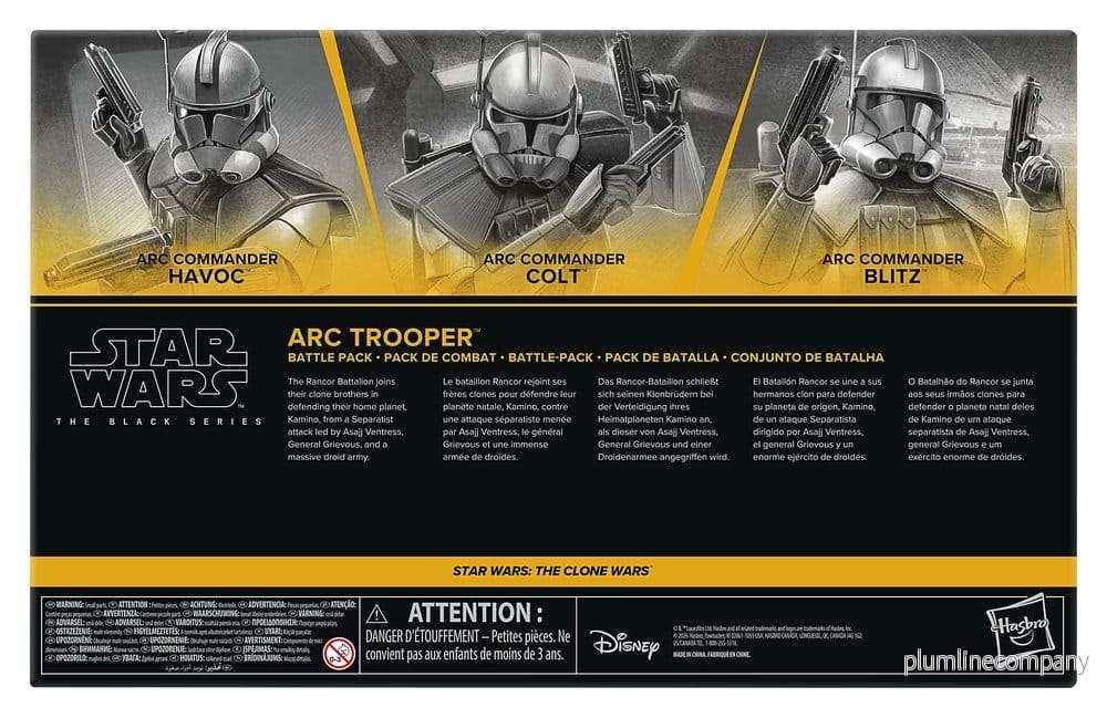 Star Wars: The Clone Wars Black Series Actionfigur 3-Pack ARC Trooper Havoc, Colt & Blitz 15 cm - Bild 3