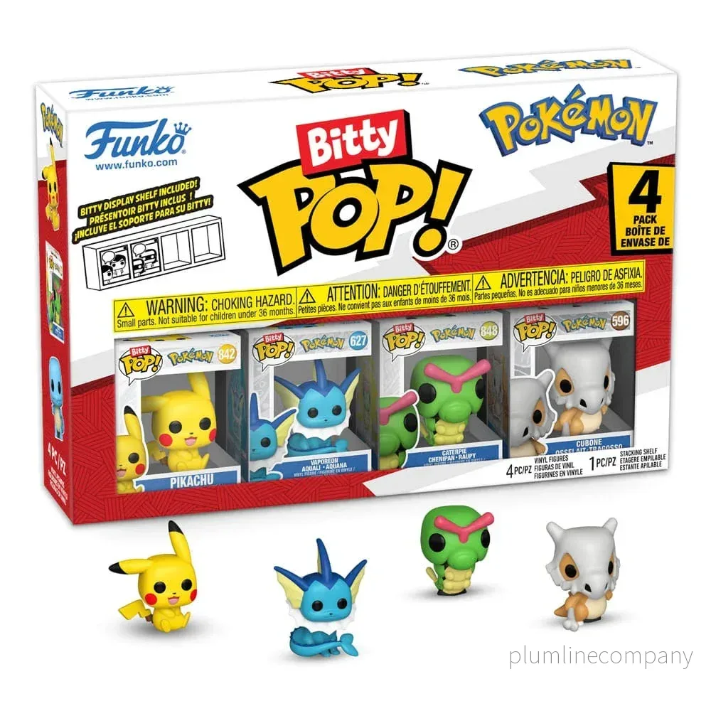 Pokémon Bitty POP! Figur 4-Pack Series 1 – Mini Vinyl Figurer Pokémon Bitty POP! Figur 4-Pack Series 1 – Mini Vinyl Figurer