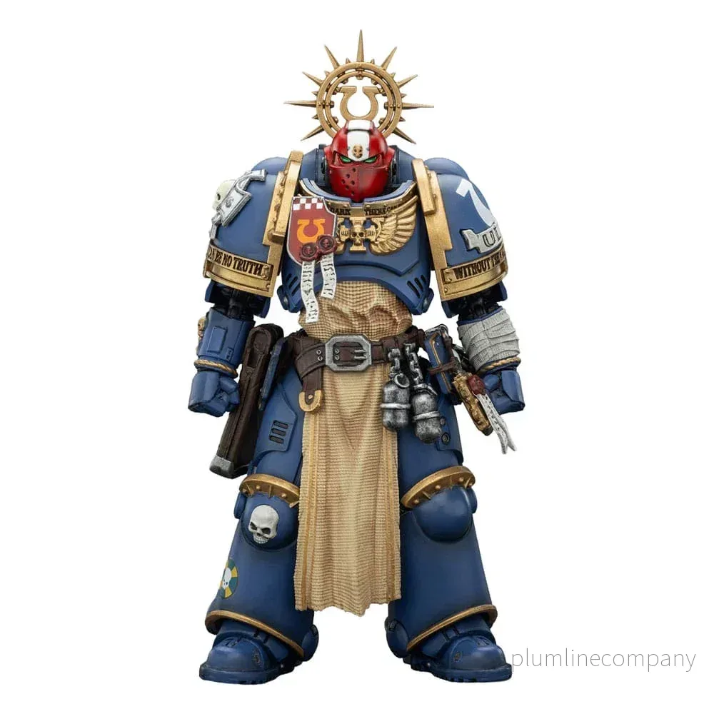 Warhammer 40 000 Actionfigur Ultramarines Metaurus med Power Axe, Stormshield och Plasma Pistol 13 cm Warhammer 40 000 Actionfigur Ultramarines Metaurus med Power Axe, Stormshield och Plasma Pistol 13 cm