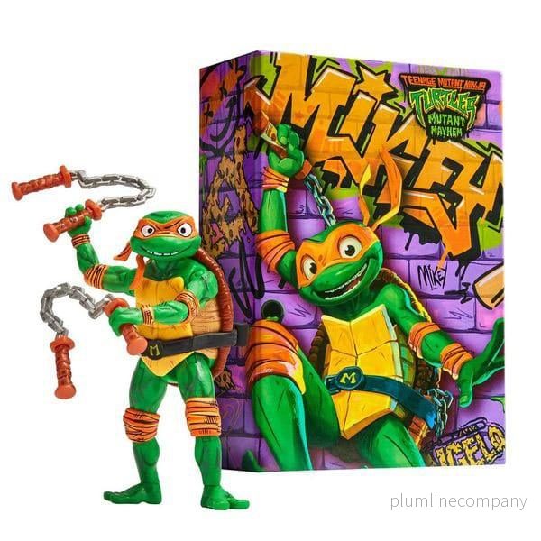 Teenage Mutant Ninja Turtles: Mutant Mayhem Michelangelo Actionfigur 18 cm Teenage Mutant Ninja Turtles: Mutant Mayhem Michelangelo Actionfigur 18 cm