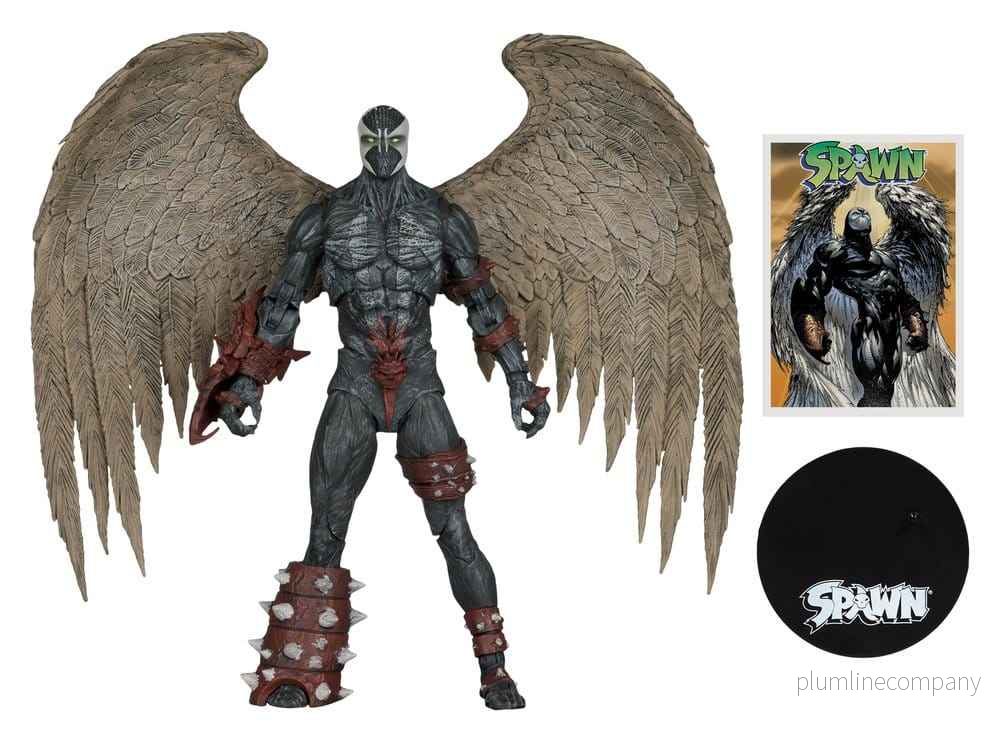 Spawn Leksaksfigur Wings of Redemption Spawn 23 cm - Detaljerad Samlarfigur med Stora Vingar och Displaybas - Bild 3
