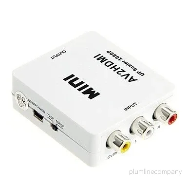 NÖRDIC Kompositvideo AV till HDMI adapter 3XRCA AV och CVBS omvandlare 1080p i 60Hz PAL och NTSC NÖRDIC Kompositvideo AV till HDMI adapter 3XRCA AV och CVBS omvandlare 1080p i 60Hz PAL och NTSC