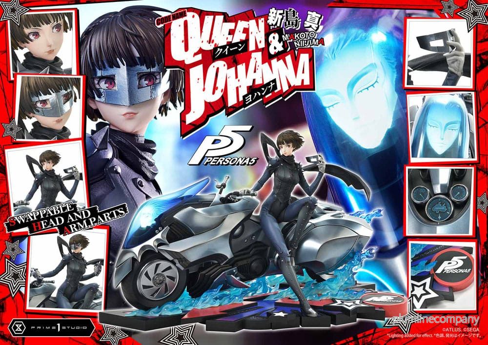 Persona 5 Premium Masterline Series Statue 1/4 Makoto Niijima "Queen" & Johanna Bonus Version 42 cm - Bild 2