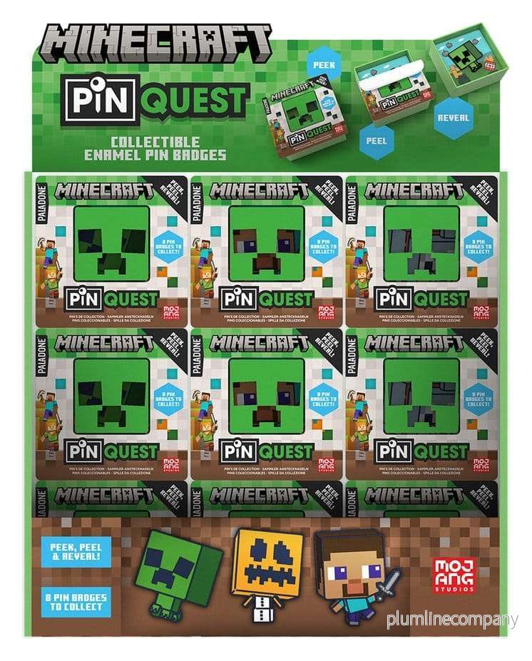 Minecraft Pin Quest Blind Box Assortment (36)