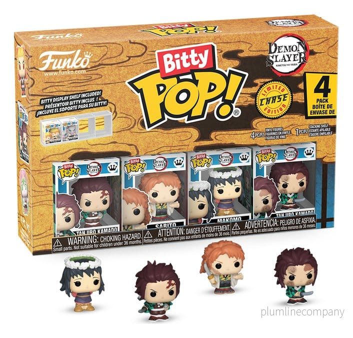 Demon Slayer: Kimetsu no Yaiba Bitty POP! Figur 4-Pack Tanjiro 2,5 cm - Bild 2