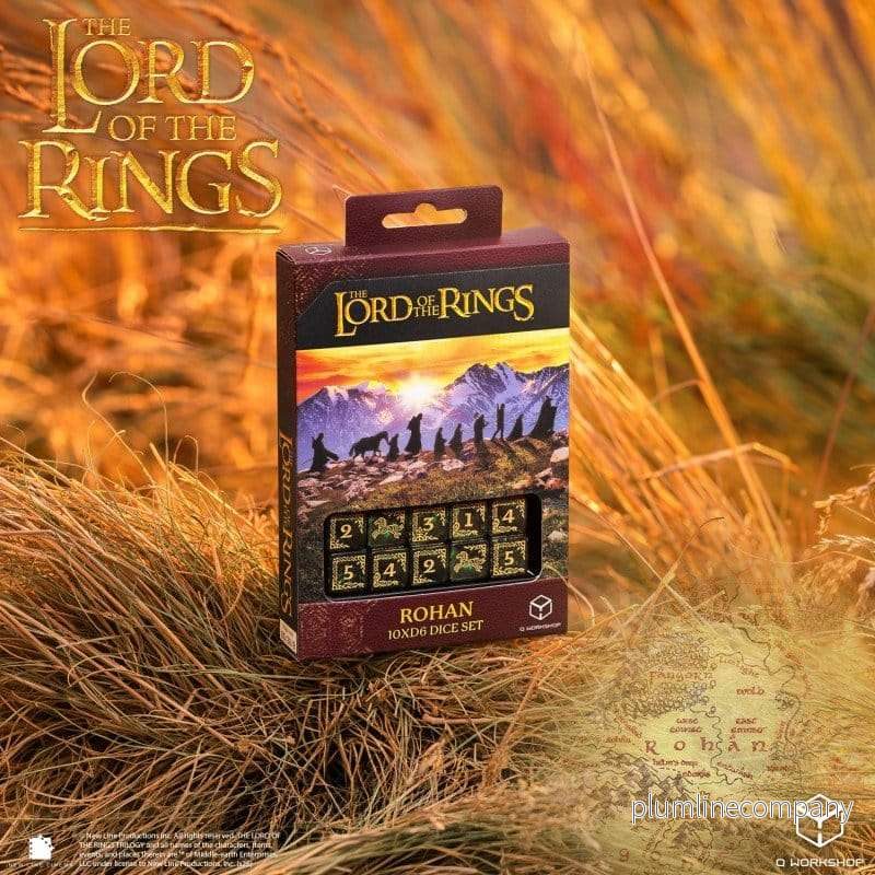 The Lord of the Rings: 10 D6 Dice Set Rohan - Bild 3