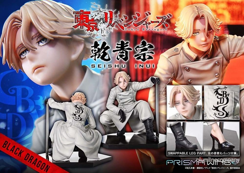 Tokyo Revengers Prisma Wing PVC Figur 1/7 Seishu Inui 14 cm - Bild 3