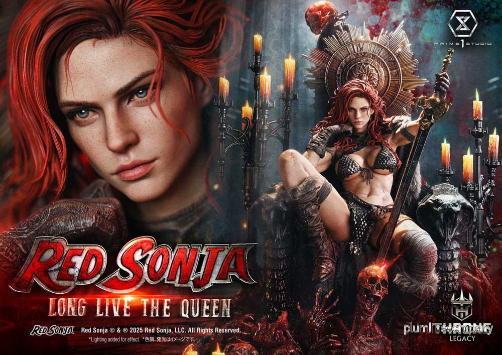 Red Sonja Throne Legacy Collection Statue 1/3 Red Sonja: Long Live the Queen 77 cm - Bild 2