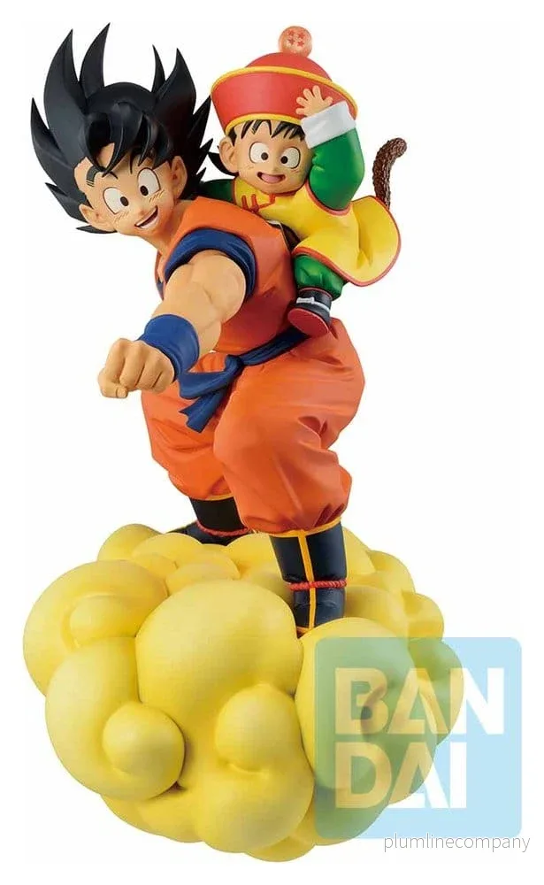 Dragon Ball Z Ichibansho Masterlise Plus-figur Son Goku och Son Gohan (Saiyanens Ande) 21 cm Dragon Ball Z Ichibansho Masterlise Plus-figur Son Goku och Son Gohan (Saiyanens Ande) 21 cm