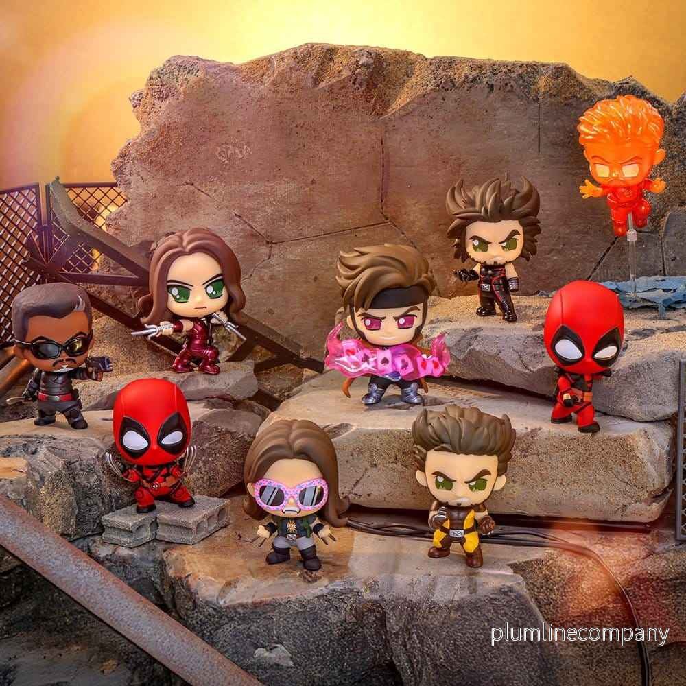 Deadpool & Wolverine Cosbi Mini Figurer 9 cm Serie 2 Blind Box Display (8) - Bild 2