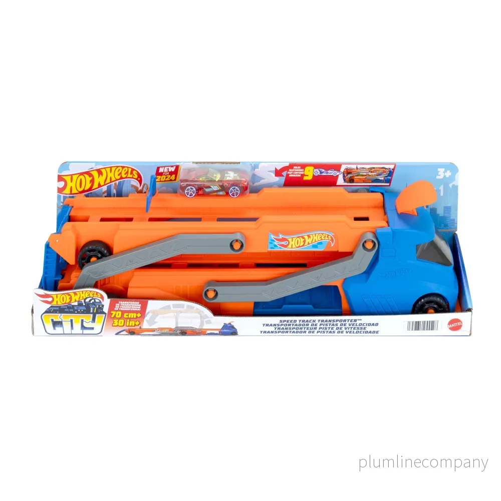 Mattel Hot Wheels: City – Speed Track Transporter (HYT83) Mattel Hot Wheels: City – Speed Track Transporter (HYT83)