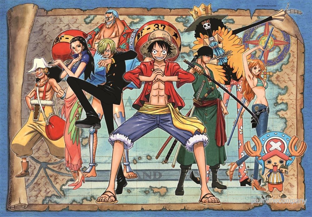 One Piece Anime-pussel Kollektion – Pussel One Piece All (500 bitar) - Bild 3