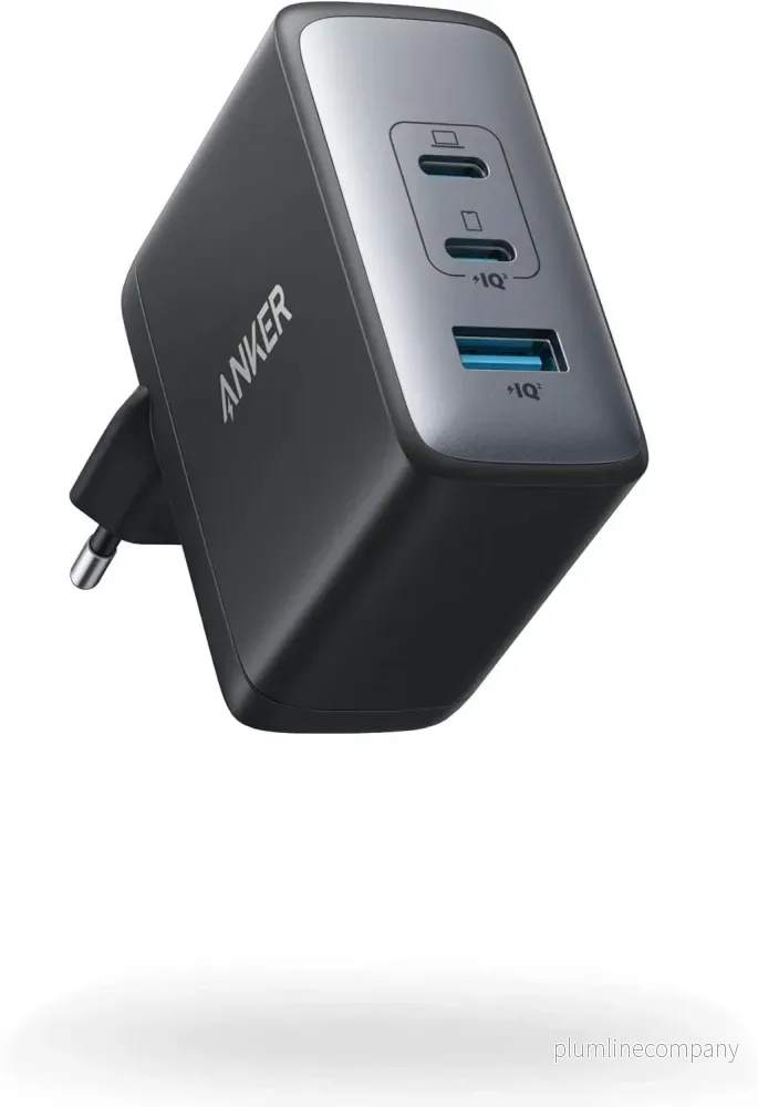 Anker USB-C100W NANO II Snabbladdare, 3-Portars USB-C Strömadapter Anker 736 Anker USB-C100W NANO II Snabbladdare, 3-Portars USB-C Strömadapter Anker 736