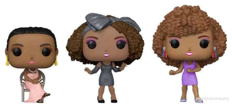 Whitney Houston POP! Icons figurer 3-pack Exclusive Edition 9 cm Whitney Houston POP! Icons figurer 3-pack Exclusive Edition 9 cm