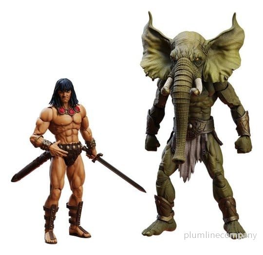 Conan den barbaren episka H.A.C.K.S.-actionfigursset Tornet av elefanten: Ung Conan och Yag Kosha Conan den barbaren episka H.A.C.K.S.-actionfigursset Tornet av elefanten: Ung Conan och Yag Kosha