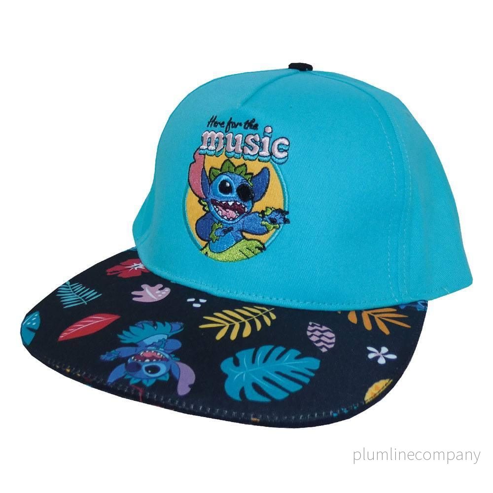 Lilo & Stitch Kurvad Bill Cap – Här För Musiken Lilo & Stitch Kurvad Bill Cap – Här För Musiken