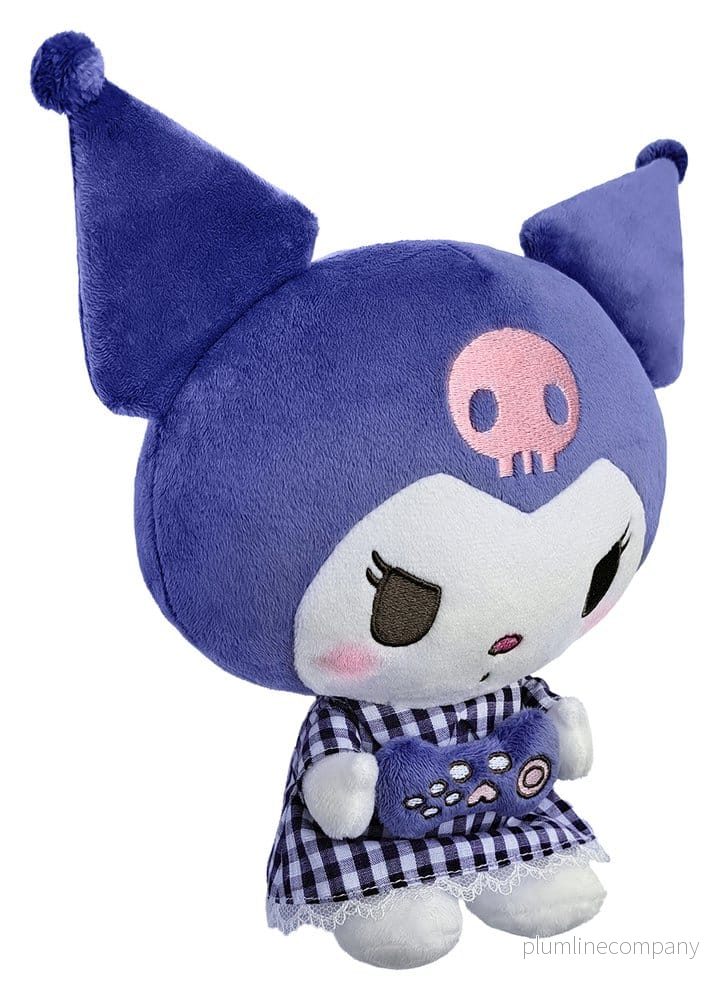 Sanrio gosedjur Kuromi Pyjama Style M 22 cm - Bild 3