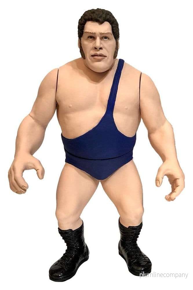Zombie Sailors Toys actionfigur Andre the Giant med blå rem 11 cm Zombie Sailors Toys actionfigur Andre the Giant med blå rem 11 cm