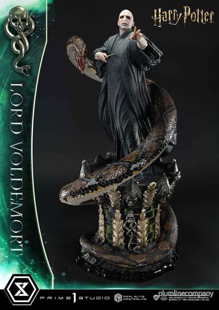 Harry Potter Real Elite Masterline Series staty 1/4 Lord Voldemort Bonus Version 83 cm