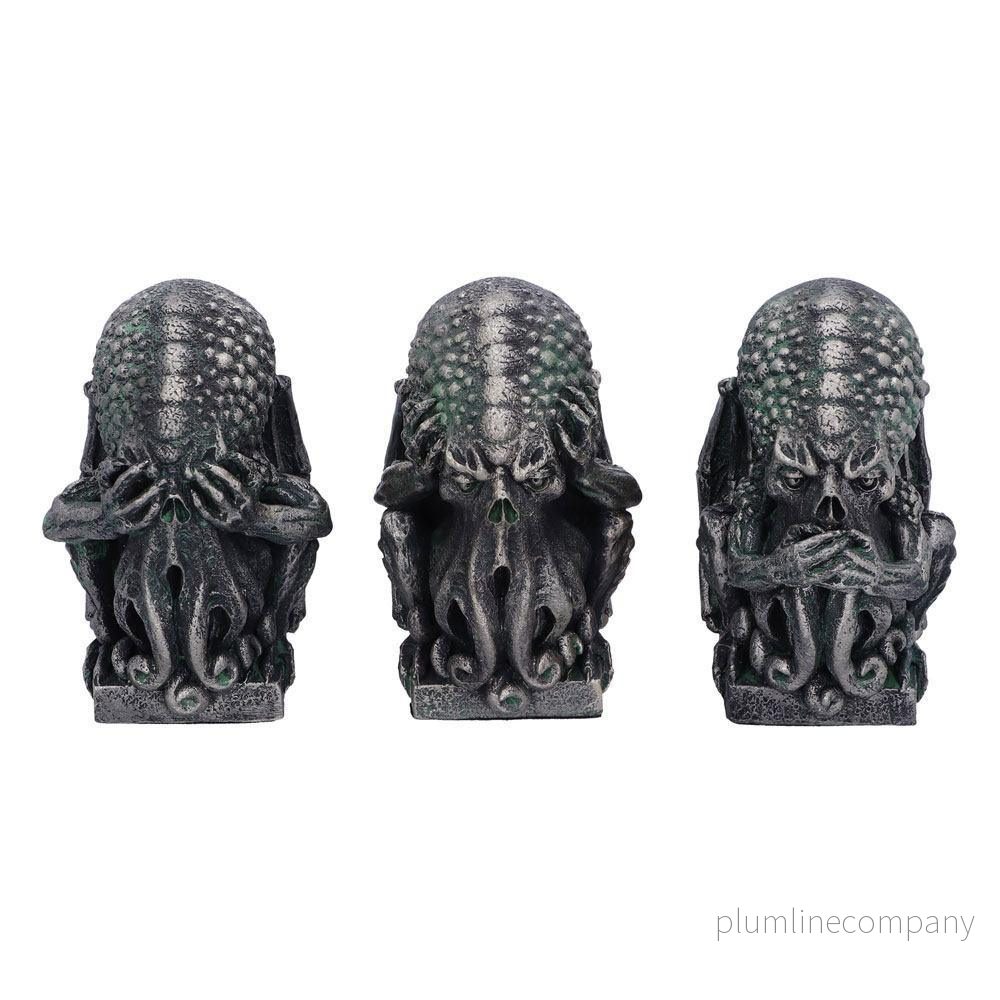 Cthulhu Figur Tre Vise Cthulhu 7 cm Cthulhu Figur Tre Vise Cthulhu 7 cm
