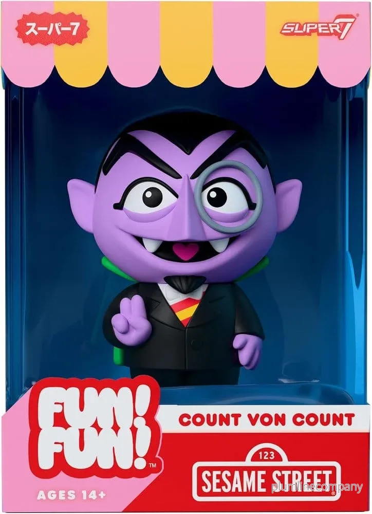 Sesame Street Kul! Kul! Vinylaktionsfigur Våg 01 – Greve von Greve 18 cm Sesame Street Kul! Kul! Vinylaktionsfigur Våg 01 – Greve von Greve 18 cm