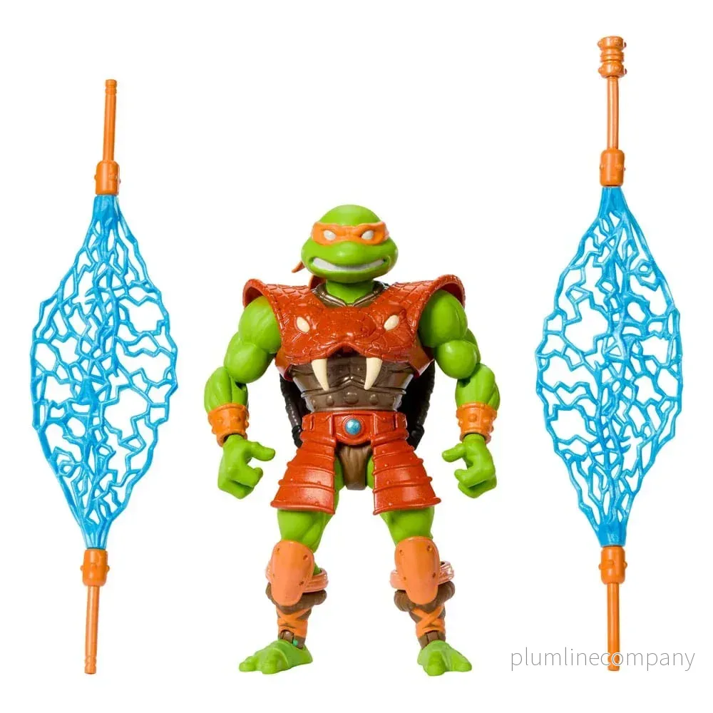 MOTU x TMNT: Turtles of Grayskull Action Figure Michelangelo 14 cm - Bild 3
