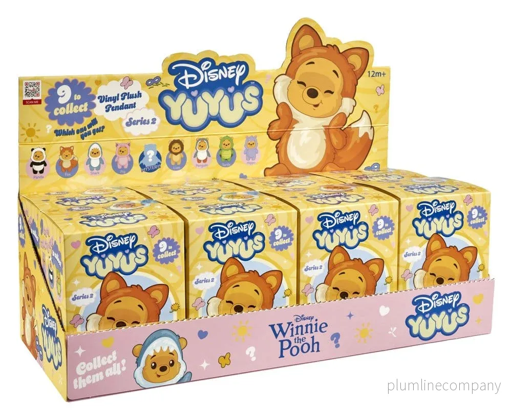 Disney YuYus gosedjursnyckelringar Våg 2 Nalle Puh 13 cm Blindbox Display (8 stycken) Disney YuYus gosedjursnyckelringar Våg 2 Nalle Puh 13 cm Blindbox Display (8 stycken)