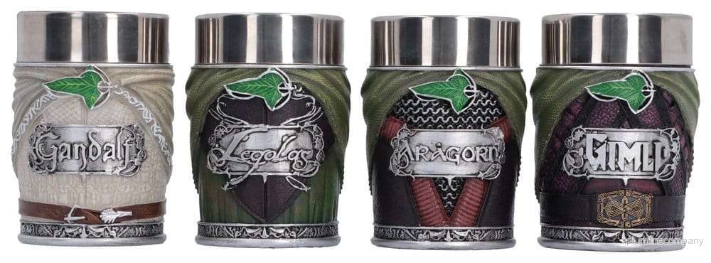Lord of the Rings Mini Cup Set The Fellowship 4 cm Lord of the Rings Mini Cup Set The Fellowship 4 cm