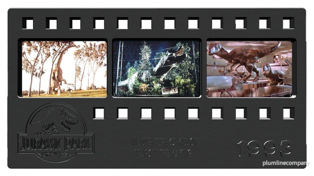 Jurassic Park Metallfilmremsa Insamlingsföremål 12 cm Jurassic Park Metallfilmremsa Insamlingsföremål 12 cm