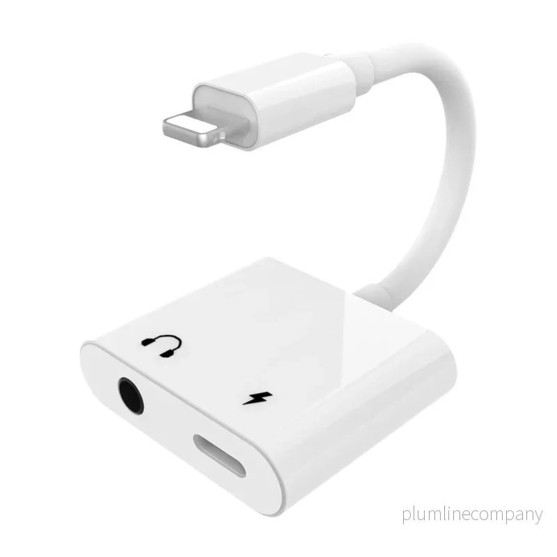 NÖRDIC Lightning Audio adapter med laddning Non MFI