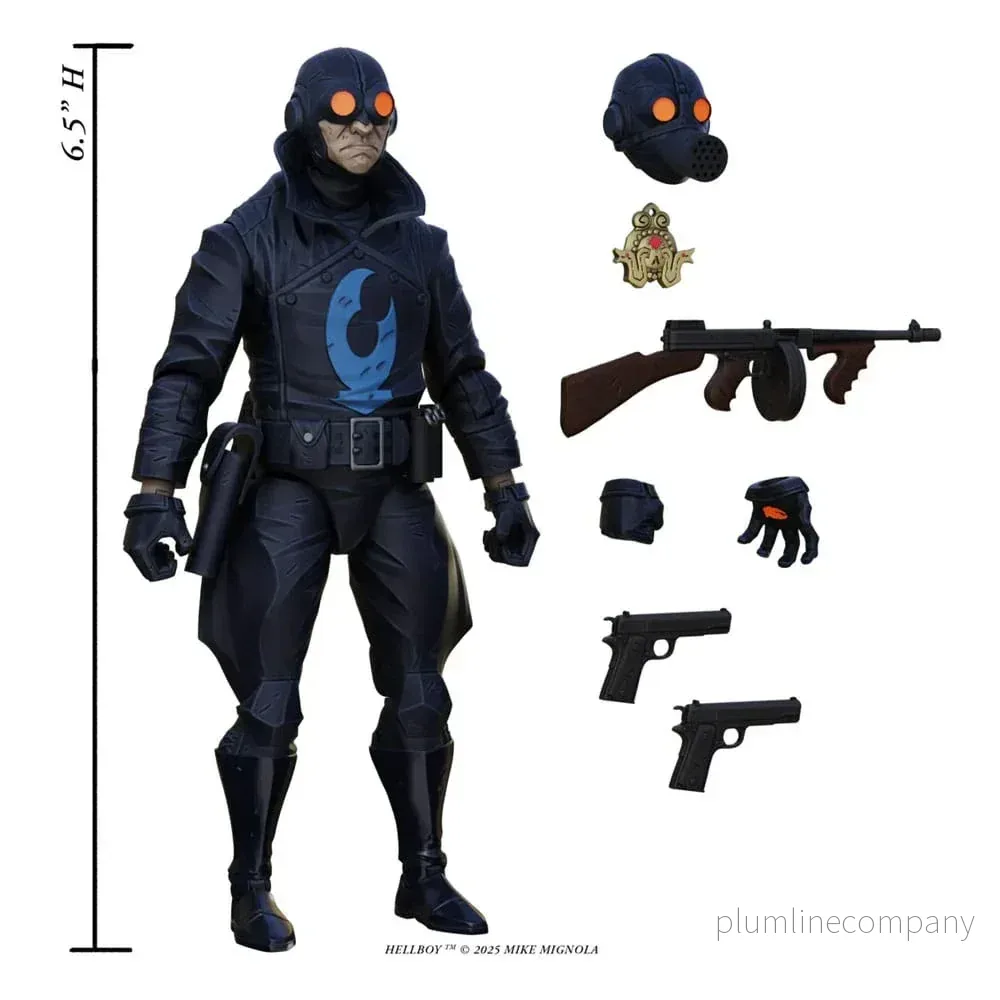 Hellboy Action Figur Lobster Johnson (The Iron Prometheus) 17 cm - Bild 3