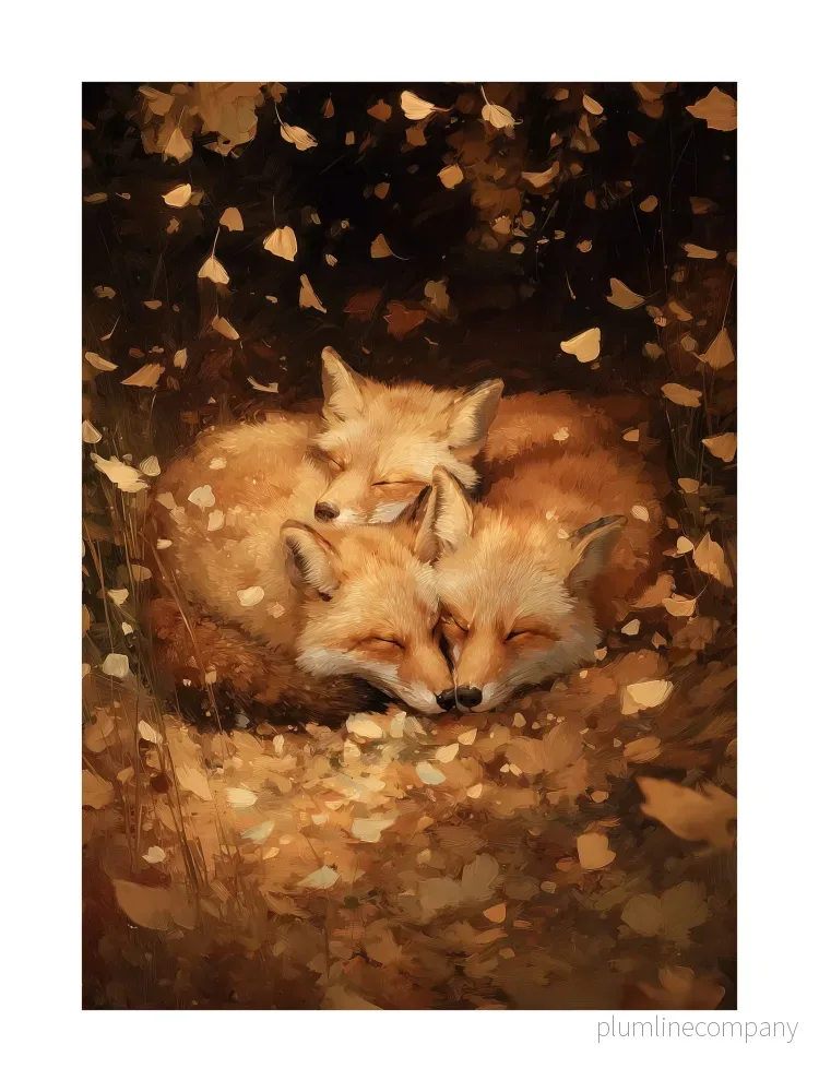 Sleeping Foxes Poster Sleeping Foxes Poster