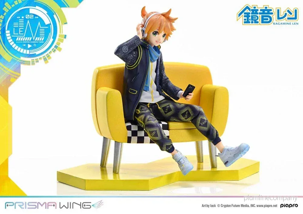 Vocaloid Piapro Characters Prisma Wing PVC Figur 1/7 Kagamine Len (Art av lack) 18 cm Vocaloid Piapro Characters Prisma Wing PVC Figur 1/7 Kagamine Len (Art av lack) 18 cm