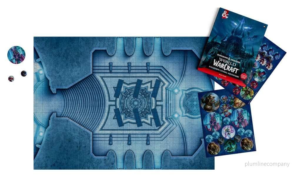 Dungeons & Dragons RPG World of Warcraft: Icecrown Citadel Adventure Map Pack – engelsk version - Bild 3